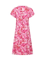 ピンク - Weird Fish Suffolks Printed Jersey Dress - 画像 7 / 7