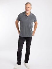 Weird Fish Black Indy Slub Polo Shirt - Image 3 of 7