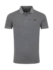 Weird Fish Black Indy Slub Polo Shirt - Image 6 of 7