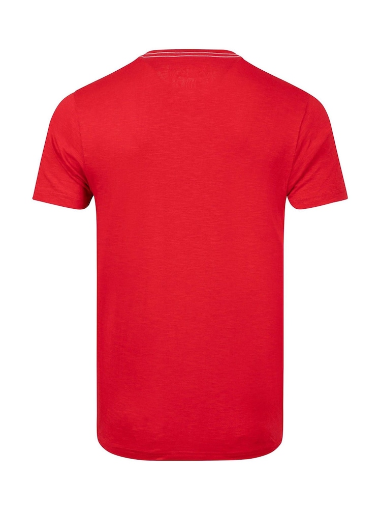 Weird Fish Red South Coast Front Print Graphic T-Shirt - Image 6 of 6