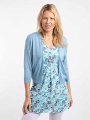 Weird Fish Blue Limon Lightweight Outfitter Cardigan - Image 1 of 6