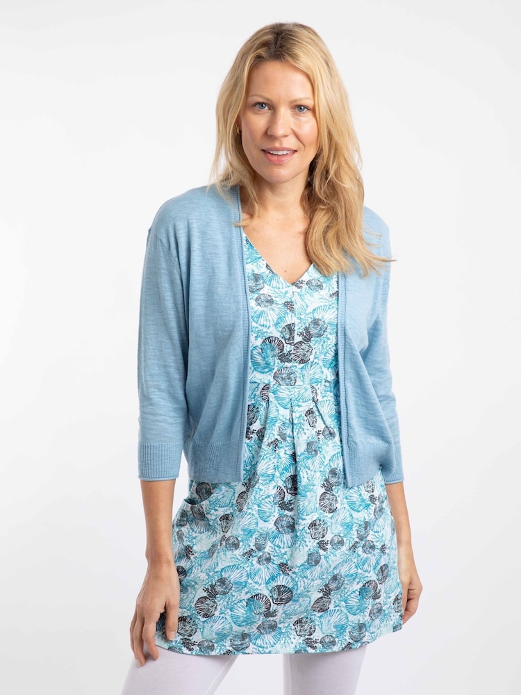 Weird Fish Blue Limon Lightweight Outfitter Cardigan - Image 1 of 6