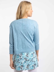 Weird Fish Blue Limon Lightweight Outfitter Cardigan - Image 3 of 6
