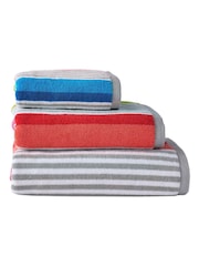 Designers Guild Silver And Slate Astor Towel - Image 11 of 13