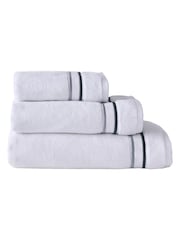 Designers Guild Silver And Slate Astor Towel - Image 13 of 13