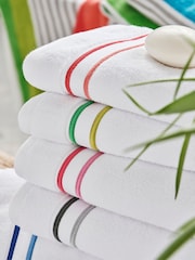 Designers Guild Silver And Slate Astor Towel - Image 3 of 13