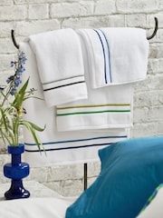 Designers Guild Silver And Slate Astor Towel - Image 6 of 13