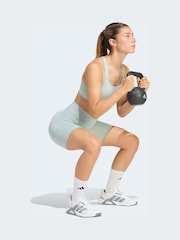 adidas Green Optime Essentials Stash Pocket Shorts - Image 5 of 8