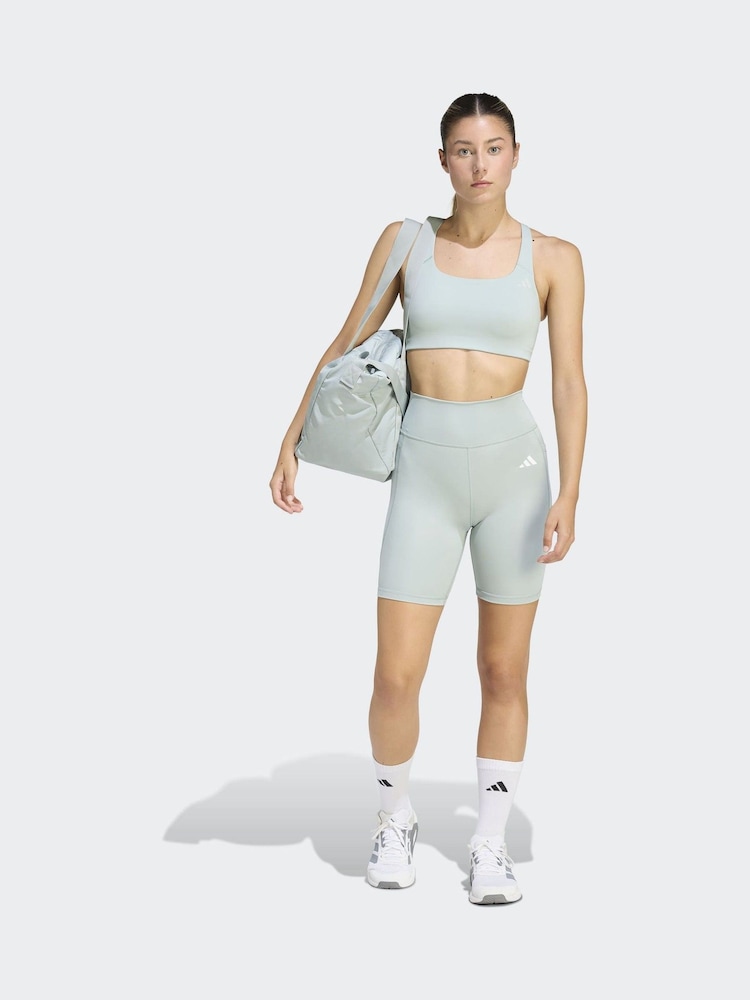 adidas Green Optime Essentials Stash Pocket Shorts - Image 8 of 8 adidas Green Optime Essentials Stash Pocket Shorts - Image 8 of 8