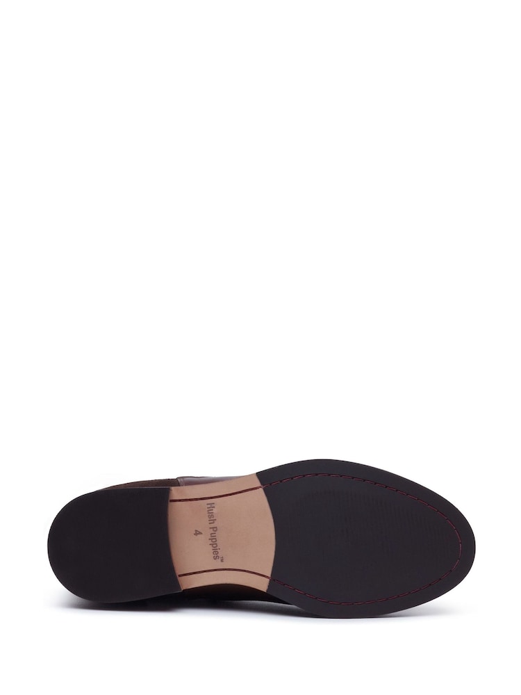 Hush Puppies Chocolate Colette Boots - Image 6 of 6 Hush Puppies Chocolate Colette Boots - Image 6 of 6