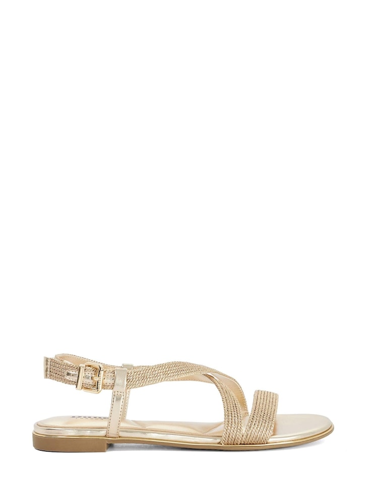 Dune London Metallic Lope Casual Sandals - Image 2 of 6