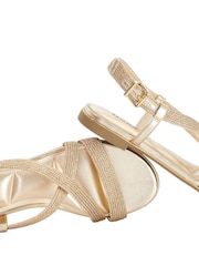 Dune London Metallic Lope Casual Sandals - Image 6 of 6
