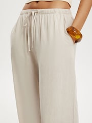 Cotton On Natural Haven Wide Leg Trousers - Image 3 of 5
