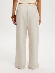 Cotton On Natural Haven Wide Leg Trousers - Image 5 of 5