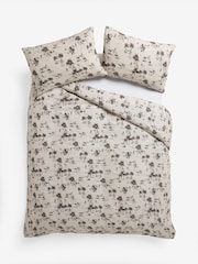 Rockett St George Cream Palm Party Cotton Muslin Duvet Cover and Pillowcase Set - Image 7 of 7