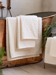 Rockett St George Natural Leopard 100% Cotton Towel - Image 1 of 5