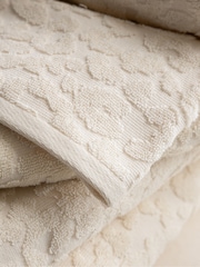 Rockett St George Natural Leopard 100% Cotton Towel - Image 4 of 5