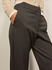 BHOEM Grey Cropped Flare Trousers - Image 4 of 4