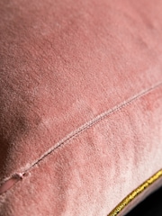 Rockett St George Rose Beaded Love Birds Piped Cushion - Image 4 of 4