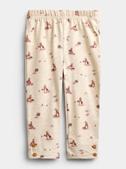 JoJo Maman Bébé Sage Green Floral Peter Rabbit™ Flopsy Sweatshirt & Legging Set - Image 7 of 10
