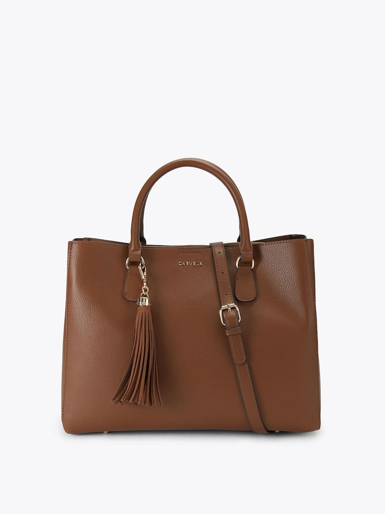 Carvela Brown Large Como Nude Tote Bag - Image 1 of 4