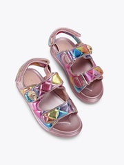 Kurt Geiger London Pink Mini Orson Sandals - Image 2 of 4