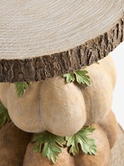 Light Natural Pumpkin Resin Side Table - Image 5 of 5