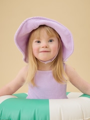 MORI Purple Floppy Sun Safe Swim Hat - Image 1 of 4