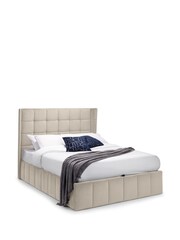Julian Bowen Cream Gatsby Storage Ottoman Bed - Image 3 of 14