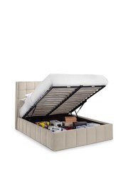 Julian Bowen Cream Gatsby Storage Ottoman Bed - Image 4 of 14