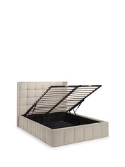 Julian Bowen Cream Gatsby Storage Ottoman Bed - Image 6 of 14