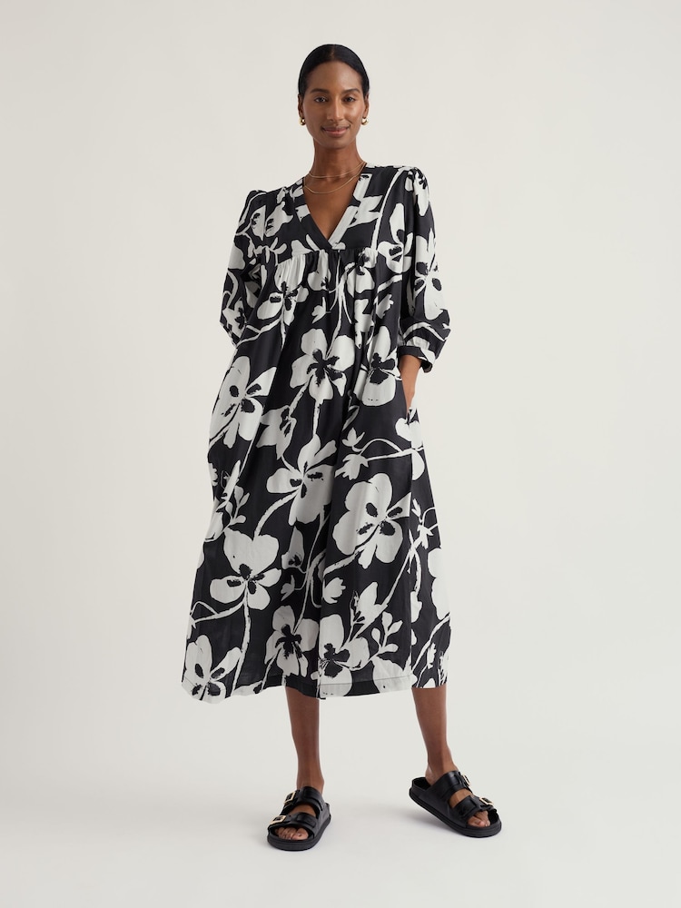 Seasalt Cornwall Black Earth Colours Dress - Image 1 of 5