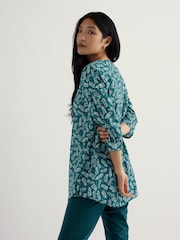 Seasalt Cornwall Blue Op Art Tunic - Image 2 of 5