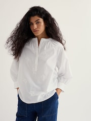 Seasalt Cornwall White Moor Grass Shirt - Image 3 of 5