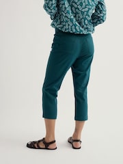 Grün - Seasalt Cornwall Albert Quay Crop Trousers - Bild 3 von 5