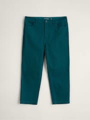 Grün - Seasalt Cornwall Albert Quay Crop Trousers - Bild 4 von 5