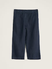 Seasalt Cornwall Blue Point Crops Trousers - Image 4 of 5