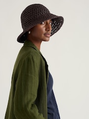 Seasalt Cornwall Brown Castle Point Hat - Image 3 of 4