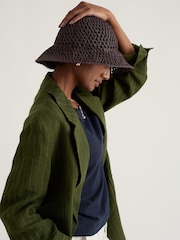 Seasalt Cornwall Brown Castle Point Hat - Image 4 of 4