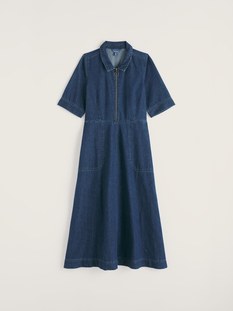 Seasalt Cornwall Blue Gwenter Dress - Image 5 of 5