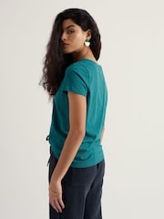 أخضر - Seasalt Cornwall Kellow T-Shirt - Image 3 of 5