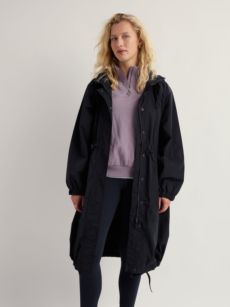 Seasalt Cornwall Blue Skyllen Coat - Image 2 of 5 Seasalt Cornwall Blue Skyllen Coat - Image 2 of 5