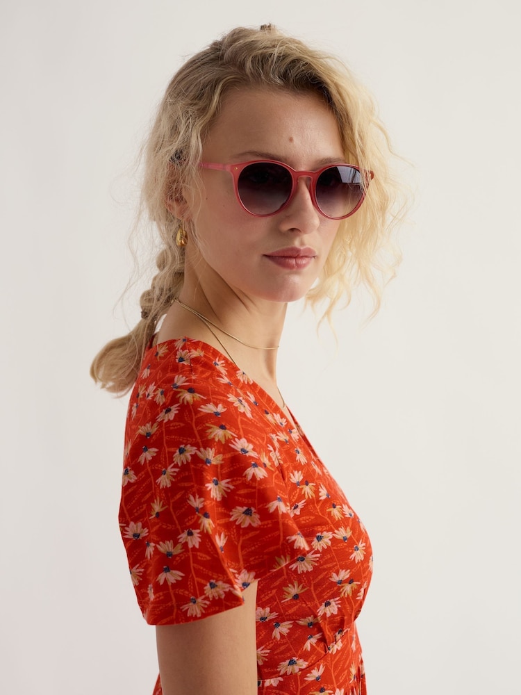 Seasalt Cornwall Orange June Sky Sunglasses - Image 5 of 5 Seasalt Cornwall Orange June Sky Sunglasses - Image 5 of 5