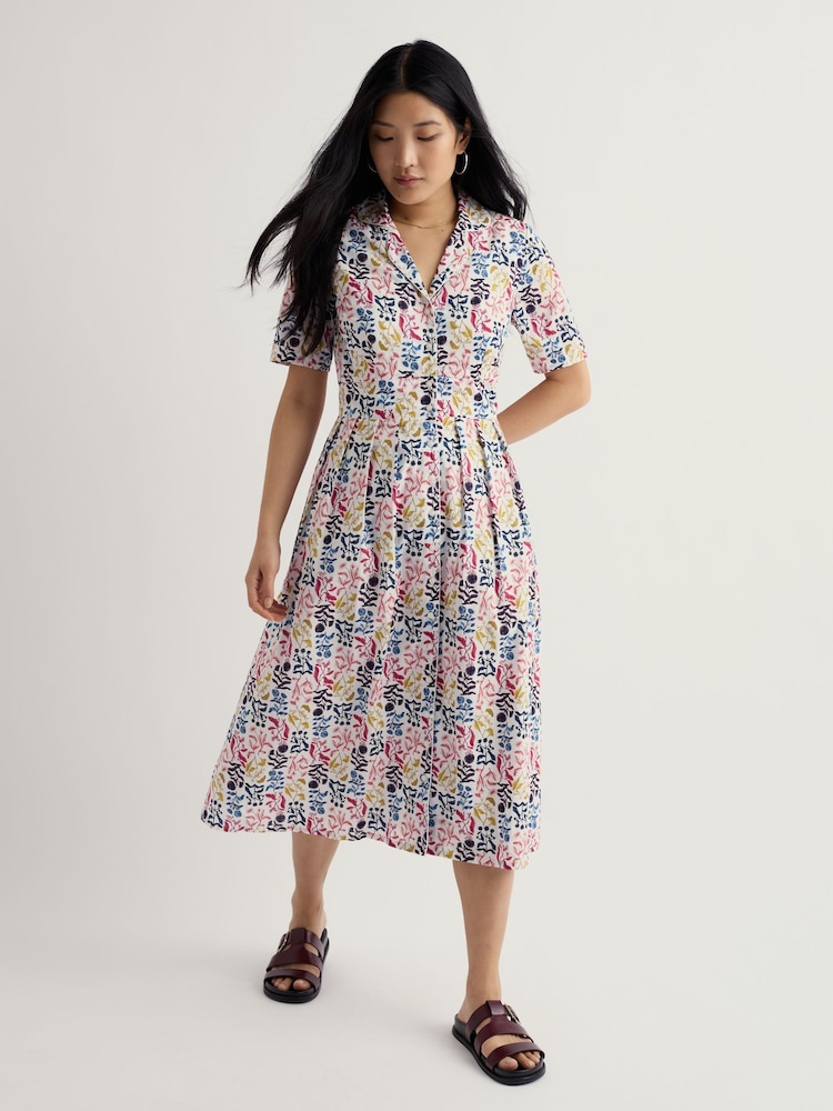 Seasalt Cornwall White Charlotte Dress - Image 1 of 5 Seasalt Cornwall White Charlotte Dress - Image 1 of 5