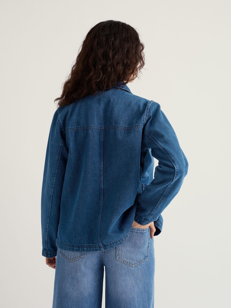 Seasalt Cornwall Blue Reading Rocks Jacket - Image 2 of 5