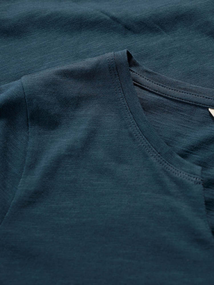 Seasalt Cornwall Blue Kellow T-Shirt - Image 5 of 5