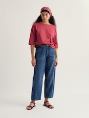 Seasalt Cornwall Pink Tremayne Quay Top - Image 1 of 5