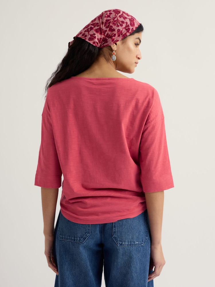 Seasalt Cornwall Pink Tremayne Quay Top - Image 2 of 5 Seasalt Cornwall Pink Tremayne Quay Top - Image 2 of 5