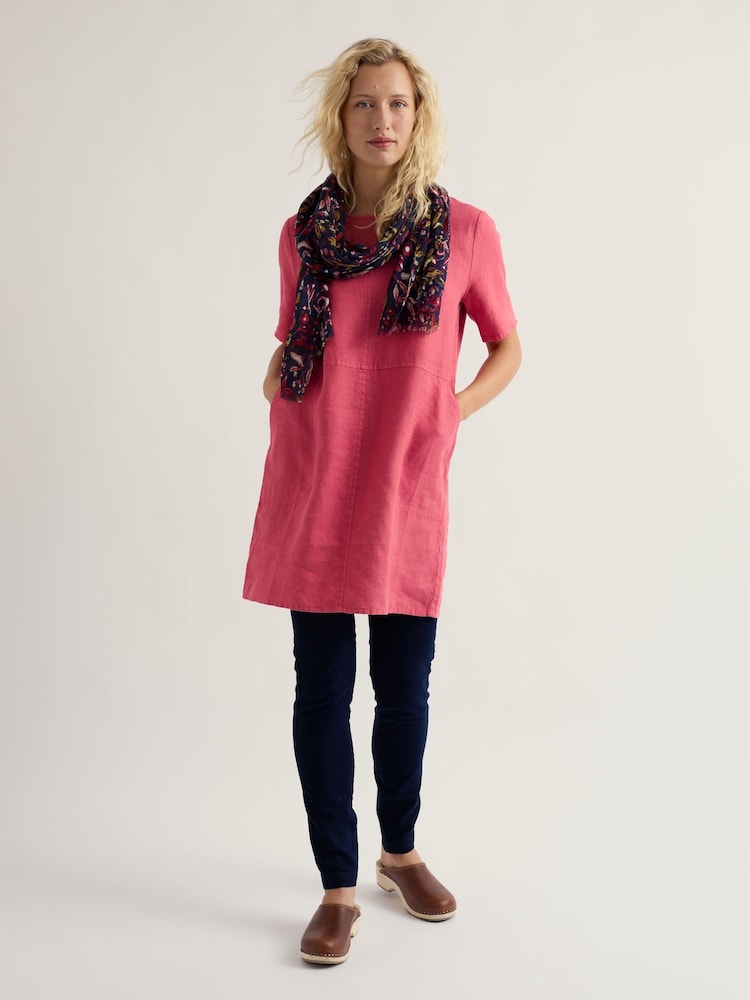 Seasalt Cornwall Pink Soft Shading Tunic - Image 2 of 5 Seasalt Cornwall Pink Soft Shading Tunic - Image 2 of 5