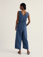 Seasalt Cornwall Blue Trembetha Jumpsuit - Image 2 of 5